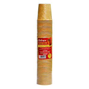 Orinex Kraft Paper Cup Capacity 4oz(120 ml) 50pcs