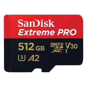 SanDisk Extreme PRO microSD SDSQXCD 512GB