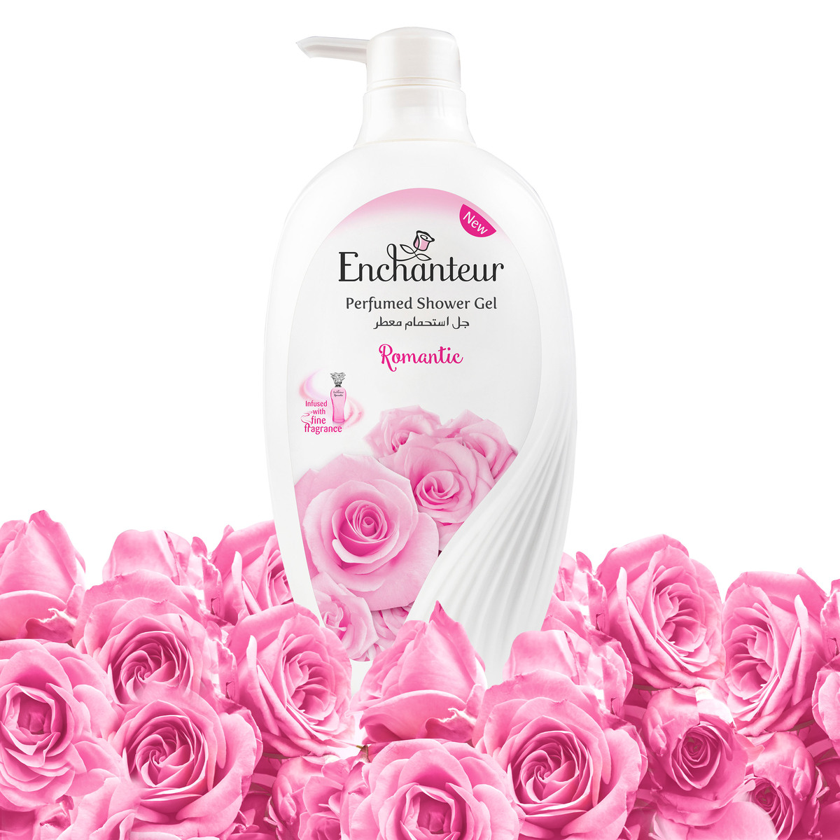 Enchanteur Romantic Shower Gel 550ml Shower Gel Body Wash Lulu Ksa