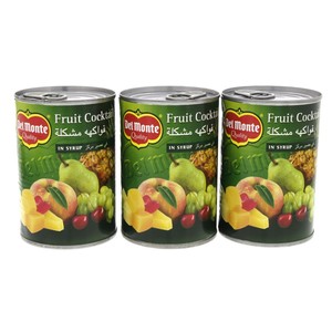 Del Monte Fruit Cocktails In Syrup Value Pack 3 x 420 g