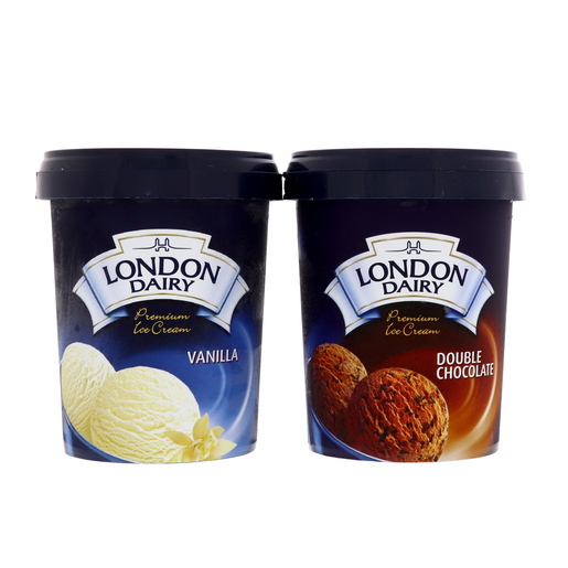 Buy London Dairy Ice Cream 2 x 500ml Assorted Online Lulu Hypermarket UAE