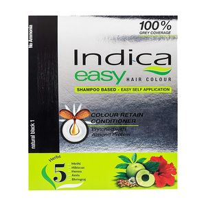 Indica Easy Hair Colour Natural Black 32.5 ml