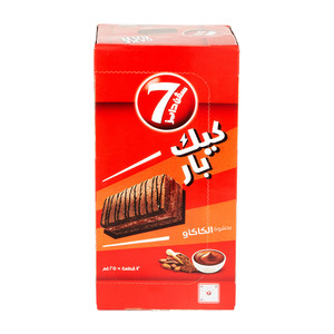 7 Days Cake Bar With Cocoa Filling 12 x 25 g