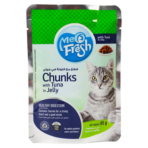 Meo Fresh Chunks With Tuna In Jelly 24 x 85 g