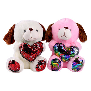 Valentnes Sequin Soft Toy 40cm 845 Assorted Color