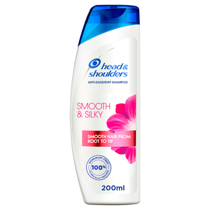 Head & Shoulders Smooth & Silky Anti-Dandruff Shampoo for Dry and Frizzy Hair 200 ml