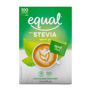 Equal Stevia Low Calorie Sweetener 100pcs 200 g