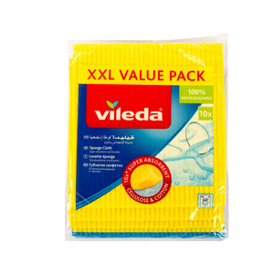 Vileda Sponge Cloth 10pcs