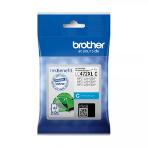 Brother High Yield Innobella Ink Cartridge, Cyan, LC472XLC