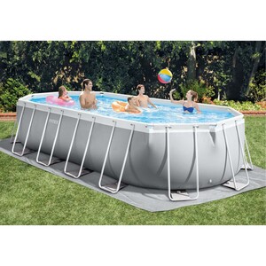 Intex Prism Frame Oval Pools Set 610 X 305 X 122 CM - 26798