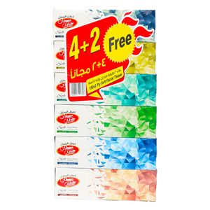 Home Mate Facial Tissue 2 ply 150 Sheets 4 + 2