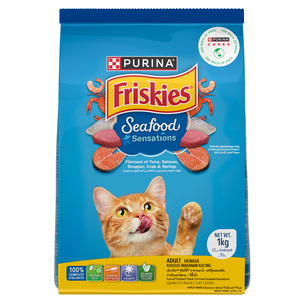 Purina Friskies Seafood Sensation Cat Food 1 kg