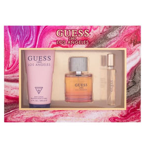 Guess 1981 Los Angeles Set Eau De Toilette For Women, 100 ml + 15 ml Travel Spray + 200 ml Body Lotion