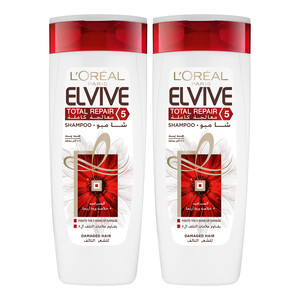 L'Oreal Paris Elvive Total Repairing Shampoo Value Pack 2 x 400 ml