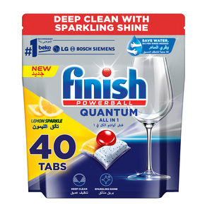 Finish Powerball All in 1 Quantum Lemon 40pcs