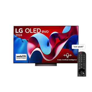 LG 83 Inch LG OLED evo C4 4K Smart TV AI Magic remote Dolby Vision webOS24 2024 - OLED83C46LA