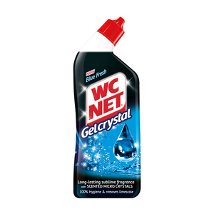 WC Net Toilet Cleaner Gel Crystal Blue Fresh 750 ml