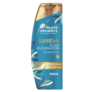 Head & Shoulders Supreme Anti-Dandruff Shampoo with Argan Oil for Dry Scalp Rejuvenation 200 ml