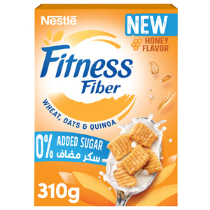 Nestle Fitness Fiber Honey Cereal No Added Sugar 310 g