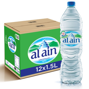 Al Ain Bottled Drinking Water 12 x 1.5 Litres