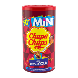 Chupa Chups Mini Lollipops Cola Flavour 50pcs 300 g