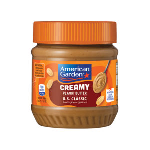 American Garden Vegan & Gluten Free Creamy Peanut Butter 340 g