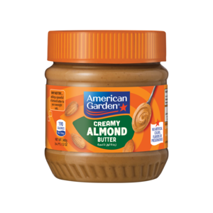 American Garden Creamy Almond Butter Gluten Free 340 g