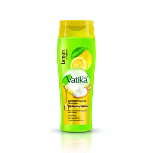 Vatika Naturals Dandruff Guard Shampoo Lemon & Yoghurt Removes Dandruff From First Wash 400 ml