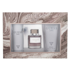 Guess 1981 Set For Men, 100 ml Eau De Toilette, 200 ml Shower Gel, 170 G Body Spray