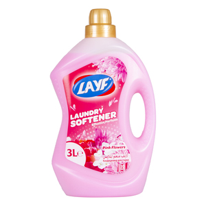 Layf Pink Flowers Laundry Softener 3 Litres