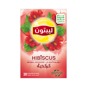 Lipton Hibiscus Herbal Infusion Tea 20 Teabags