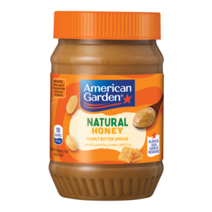 American Garden Gluten Free Natural Honey Peanut Butter 454 g