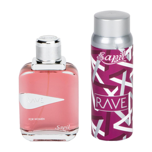 Sapil EDT Rave 100 ml + Perfumed Deodorant Spray For Women 150 ml