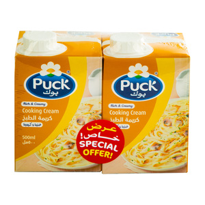 Puck Cooking Cream 2 x 500 ml