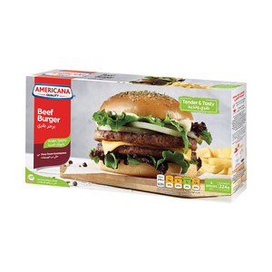 Americana Beef Burger Arabic Spices 4 pcs 224 g