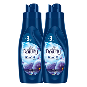 Downy Valley Dew Fabric Conditioner Value Pack 2 x 1 Litre