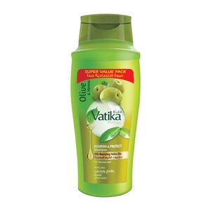 Vatika Naturals Nourish and Protect Shampoo Natural & Herbal Enriched with Olive and Henna For Normal Hair 700 ml