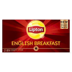 Lipton Black Tea English Breakfast Envelope 25 Teabags