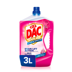 Dac Gold Multi-Purpose Disinfectant & Liquid Cleaner Rose 3 Litres