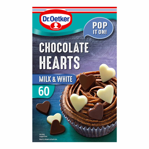 Dr.Oetker Milk & White Chocolate Hearts 40 g