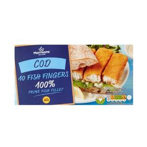 Morrisons 10 Cod Fish Fingers 300 g