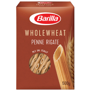 Barilla Whole Wheat Penne Rigate Pasta 500 g