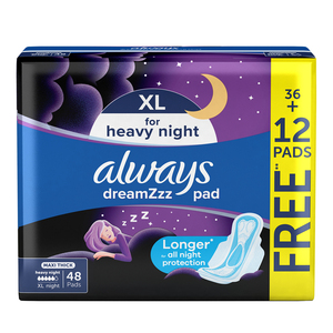 Always Cool & Dry Maxi Thick Night Sanitary Pads Value Pack 48 pcs