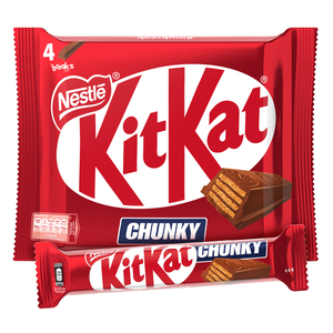 Nestle KitKat Chunky Chocolate Wafer 4 x 40 g