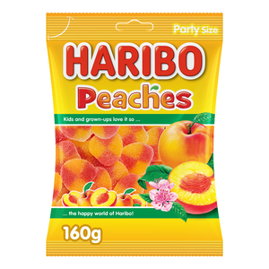 Haribo Peaches Gummy Candy 160 g