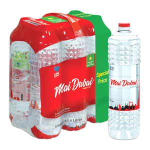 Mai Dubai Drinking Water Value Pack 6 x 1.5 Litres