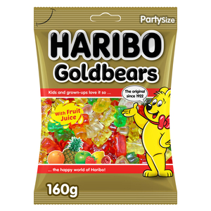 Haribo Goldbears Fruit Flavour Jelly Candy 160 g