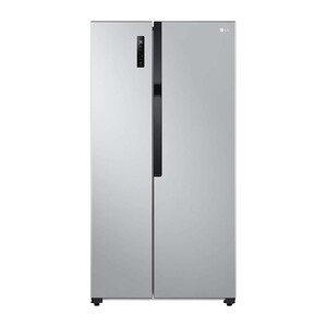 LG 509 L Side by Side Refrigerator, Silver, GRFB587PQAM