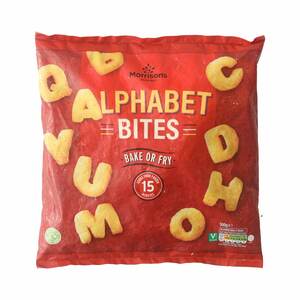 Morrisons Frozen Alphabet Bites 500 g