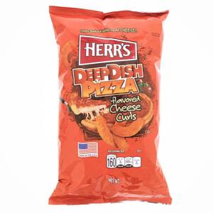 Herr's Deep Dish Pizza Flavored Cheese Curls 170 g